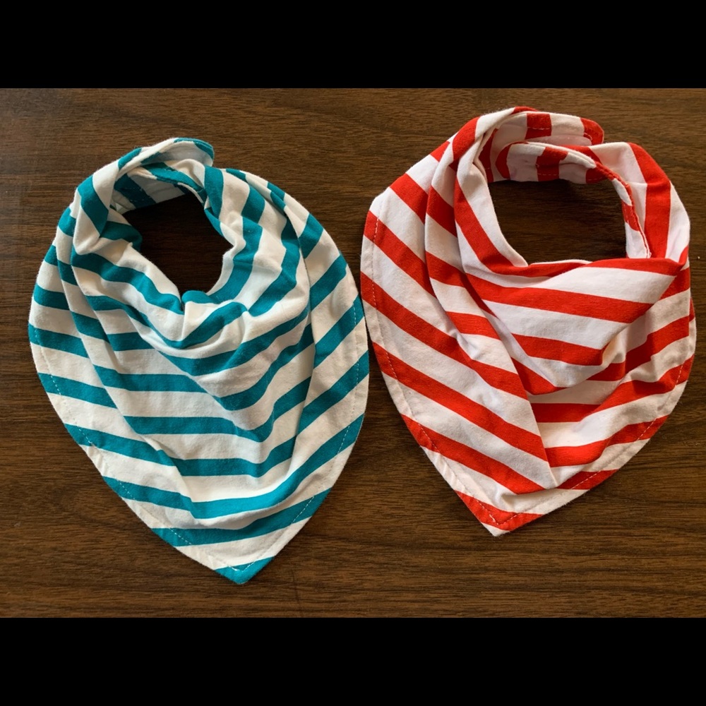 June & January bandana bibs